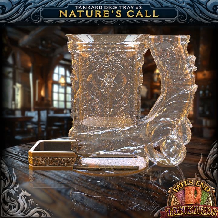 FatesEnd Tankard Dice Tray #2 - Nature's Call